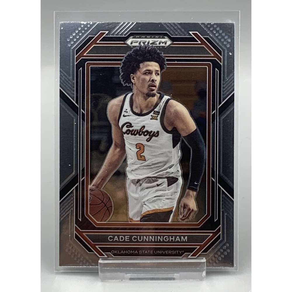 2023 Panini Prizm Draft Picks Cade Cunningham Card #65 Oklahoma State Cowboys - Picture 3 of 3